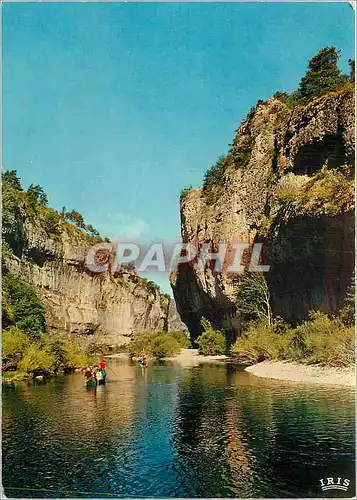 Moderne Karte Les Gorges du Tarn Les detroits descente en barque