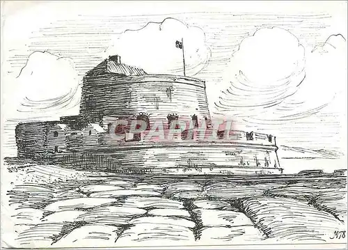 Cartes postales moderne Ambleteuse Le Fort Vauban Construit sous Louis XIV Solidement plante sur un platier de roches ju