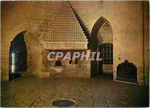 Cartes postales moderne Aigues Mortes (Gard) La ville de Saint Louis La Tour de Constance La Salle des Gardes