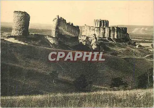 Moderne Karte Le Petit Andelys (Eure) Les Ruines du Chateau Gaillard Ce Chateau fut construit si vite que Rich