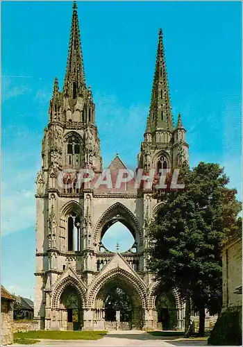 Cartes postales moderne Soissons Abbaye de Saint Jean des Vignes Le Portail (XIVe s)