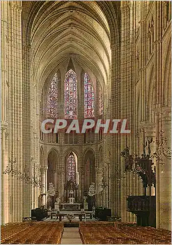 Moderne Karte Cathedrale de Soissons La Nef et le Choeur