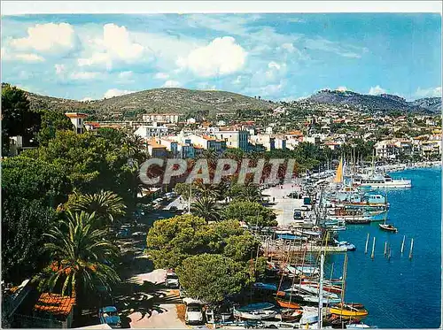 Moderne Karte Lumiere et Beaute de la Cote d'Azur Bandol Vue Generale Bateaux