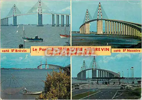 Cartes postales moderne Saint Brevin Sur l'Estuaire de la Loire Pont de Saint Nazaire A Saint Brevin