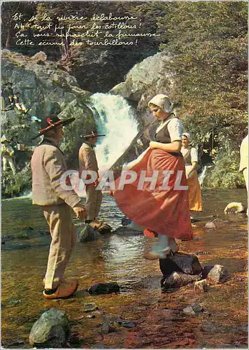 Moderne Karte Le Morvan Folklorique Realise avec le concours du Groupe Folklorique Les Galvachers du Morvan Fo