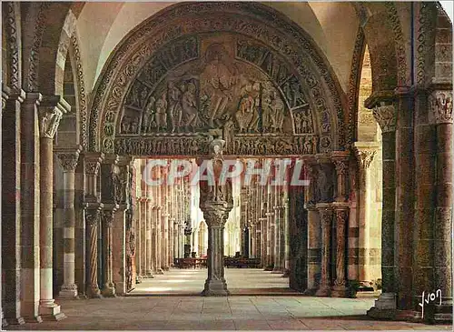 Cartes postales moderne Couleurs et Lumiere de France Les Hauts Lieux de Bourgogne Vezelay (Yonne) La Colline inspiree B