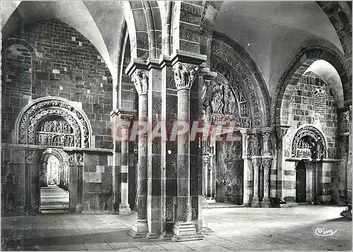 Moderne Karte Vezelay (Yonne) Eglise Abbatiale de Sainte Madeleine Le Narthex