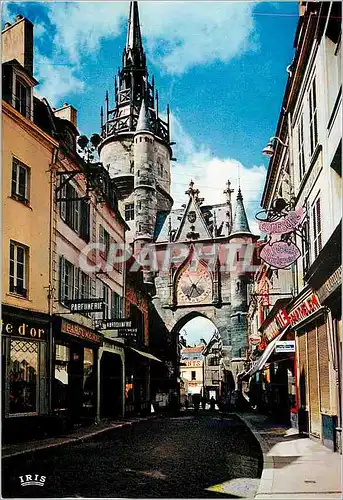 Cartes postales moderne Auxerre La tour de l'Horloge Parfumerie Confiserie