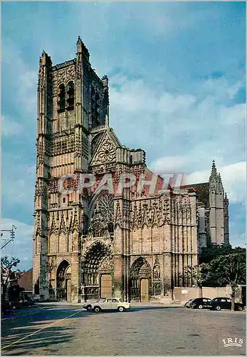 Moderne Karte Auxerre La Cathedrale St Etienne (XIII et XVIe siecles) Crypte Romane du XIe siecle