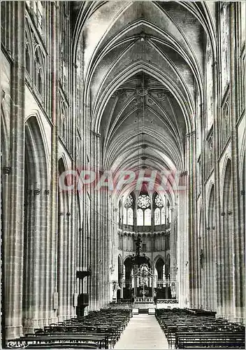 Cartes postales moderne Auxerre (Yonne) Cathedrale St Etienne (XIIIe et XIVe s) Interieur