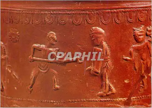 Cartes postales moderne Millau (Aveyron) Detail d'un decor de vase de La Graufesenque Combat de gladiateurs (1er siecle