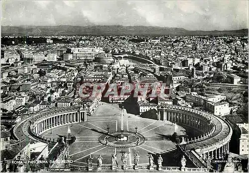 Moderne Karte Roma Panorama Da S Pietro