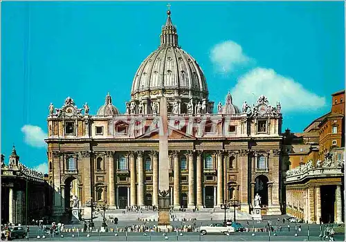 Moderne Karte Cite du Vatican Facade de la Basilique de S Pierre