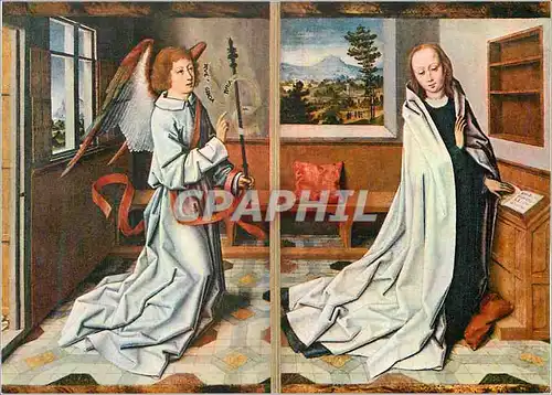 Moderne Karte Annonciation Verkundigung Maria Rogier Van Der Weyden (Vers 1399 1464) Pinakotek Munchen