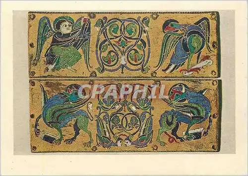 Cartes postales moderne Six Plaques from a Chasse Champleve Enamel on Copper Gift Spanish XII century