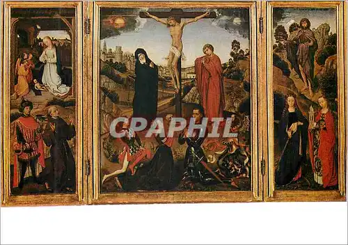 Cartes postales moderne Van Der Weyden Roger Rogier Triptyque Sforza Bruxelles Musees royaux des Beaux Arts