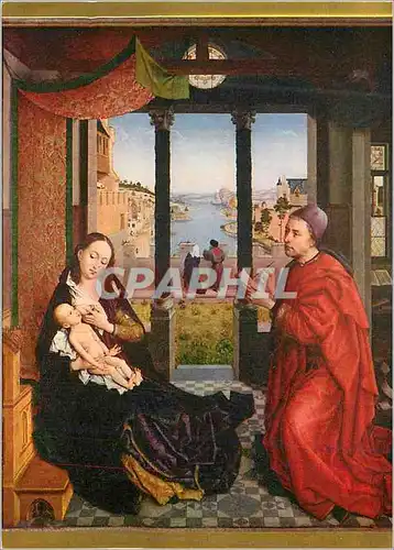 Cartes postales moderne Rogier Van Der Weyden (1399 1464) Saint Luc en Train de Peindre La Vierge