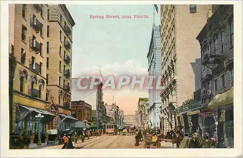 Cartes postales moderne Spring Street near Fourth Pigeon Farm near Elysian Park