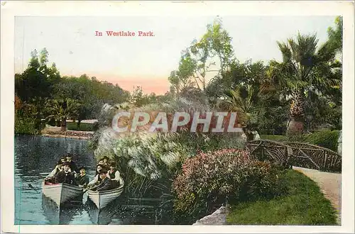Cartes postales moderne In Wastlake Park Winter Scene et Elysian Park