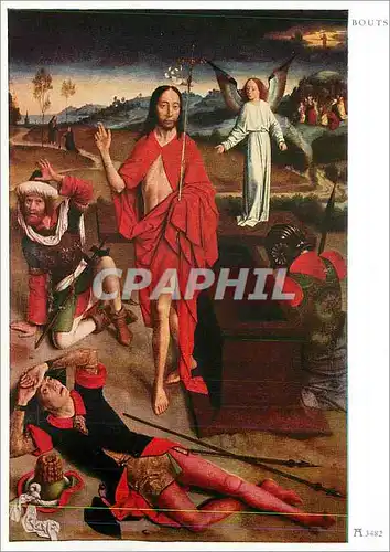 Cartes postales moderne Dirk Bouts (1400 1475) Resurrection