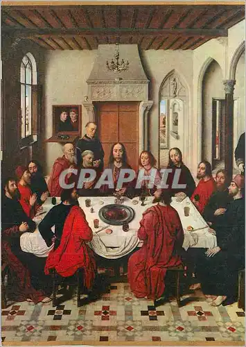 Cartes postales moderne La Cene Thierry Bouts Eglise Saint Pierre Louvain