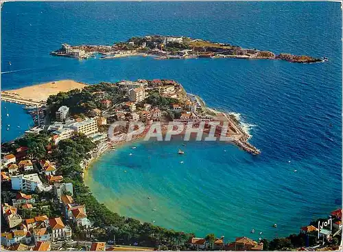 Cartes postales moderne Bandol (Var) Bandol et l'Ile de Bendor La Cote d'Azur miracle de la nature