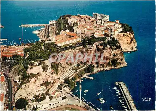 Cartes postales moderne Principaute de Monaco Le Rocher avec le Palais Princier le Musee Oceanographique et la Cathedral