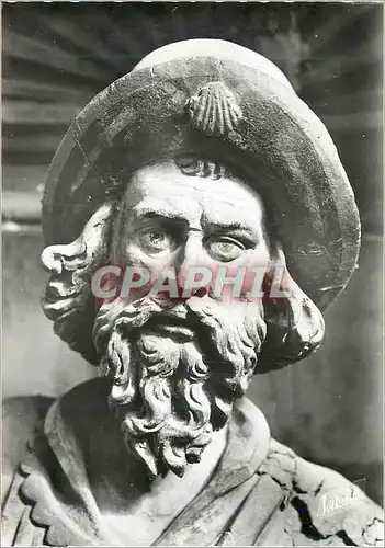 Moderne Karte Les Merveilles du Val de Loire Clery Saint Andre (Loiret) La Basilique Notre Dame Tete de Saint