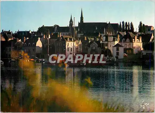 Cartes postales moderne La Bretagne en Couleurs Auray Le port et Saint Goustan