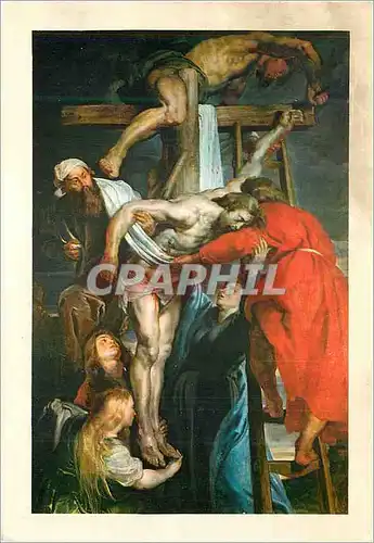 Cartes postales moderne Les Chefs d'Oeuvre du Musee de Valenciennes Pierre Paul Rubens (1577 1640) La Descente de Croix