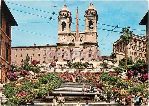 Cartes postales moderne Roma Trinita dei Monti