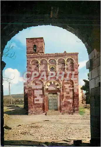 Moderne Karte Sardegna Pittoresca Basilica di NS di Tergu (sec XII)