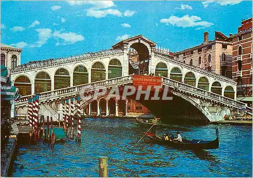 Cartes postales moderne Venezia Pont du Rialto