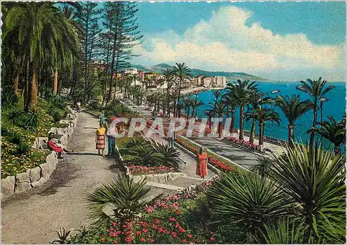 Cartes postales moderne Riviera dei Fiori S Remo La promenade Imperatrice