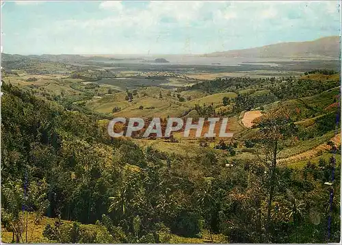 Cartes postales moderne Martinique La plaine de Riviere Salee et la rade de Fort de France