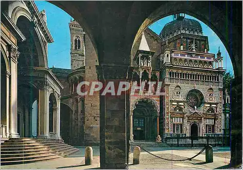 Cartes postales moderne Bergamo Alta Il suggestivo complesso monumentale del Duomo S Maria Maggoire e Cappella Colleoni