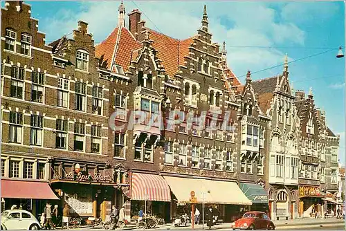 Moderne Karte Rotterdam Holland Old facades Schiedamseweg Automobile Coccinelle