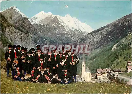 Moderne Karte Heiligenblut an der Grobglockner Folklore