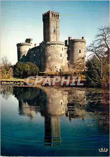 Moderne Karte Chateaux en Limousin Montbrun Forteresse militaire des XIIe et XVe siecles