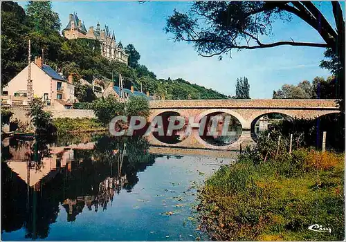 Cartes postales moderne Montigny le Gannelon Le chateau et le Loir