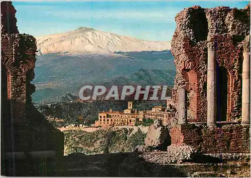 Cartes postales moderne Taormina Theatre Grec et S Dominique