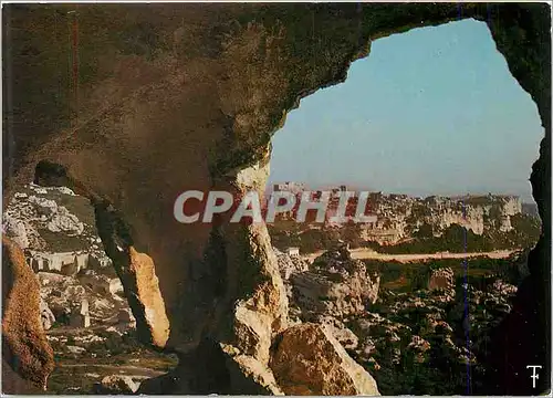 Moderne Karte Les Alpilles Les Baux de Provence L'eperon des Baux ou du Val d'Enfer