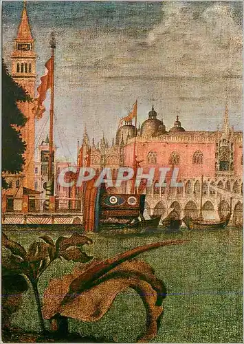 Cartes postales moderne Venezia Palazzo Ducale Le Lion de S Marc (detail)