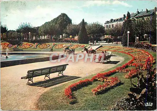 Moderne Karte Limoges (Haute Vienne) Les Jardins de la Gare Ane Donkey