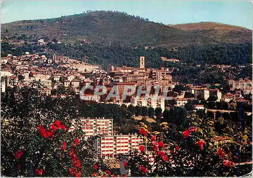 Cartes postales moderne Cote d'Azur Carrefour Mondial du Tourisme Grasse Ville des fleurs et des parfums Vue generale