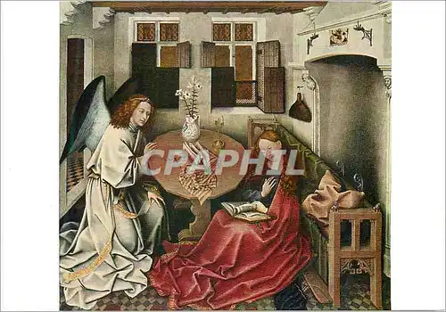 Cartes postales moderne Maitre de Flemalle Premiere moitie XVe s L'Annonciatio