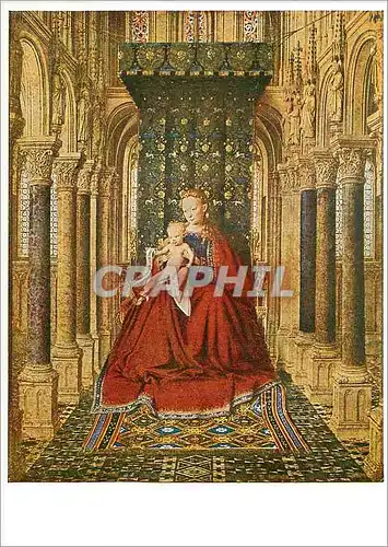 Cartes postales moderne Jan van Eyck Madone La Virgen (Dresden)
