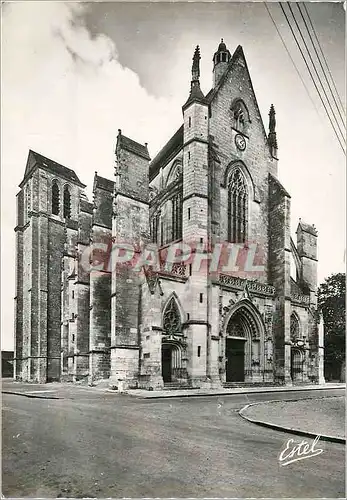 Cartes postales moderne La Basilique de N D de Clery Facade Ouest (XVe siecle) et Tour (XIVe siecle)