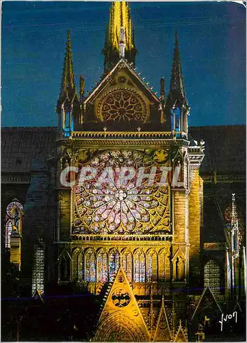 Moderne Karte Paris Notre Dame Les illuminations Son et Lumiere Couleurs et Lumiere de France
