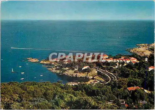 Moderne Karte La Cote d'Azur Varaise Les Calanques des issambres (Var) Le Village et la Plage